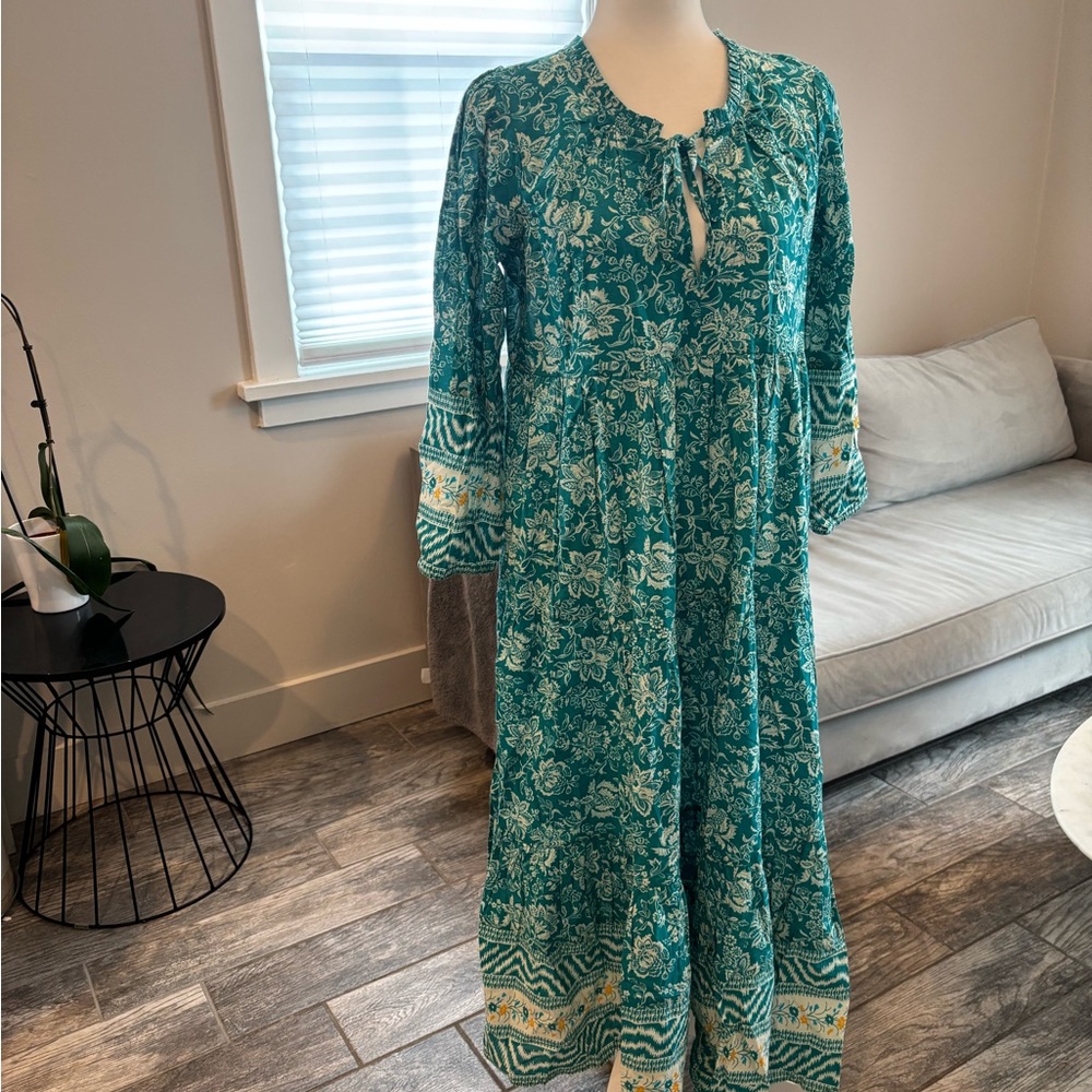 Tuckernuck Floral Teal Dress